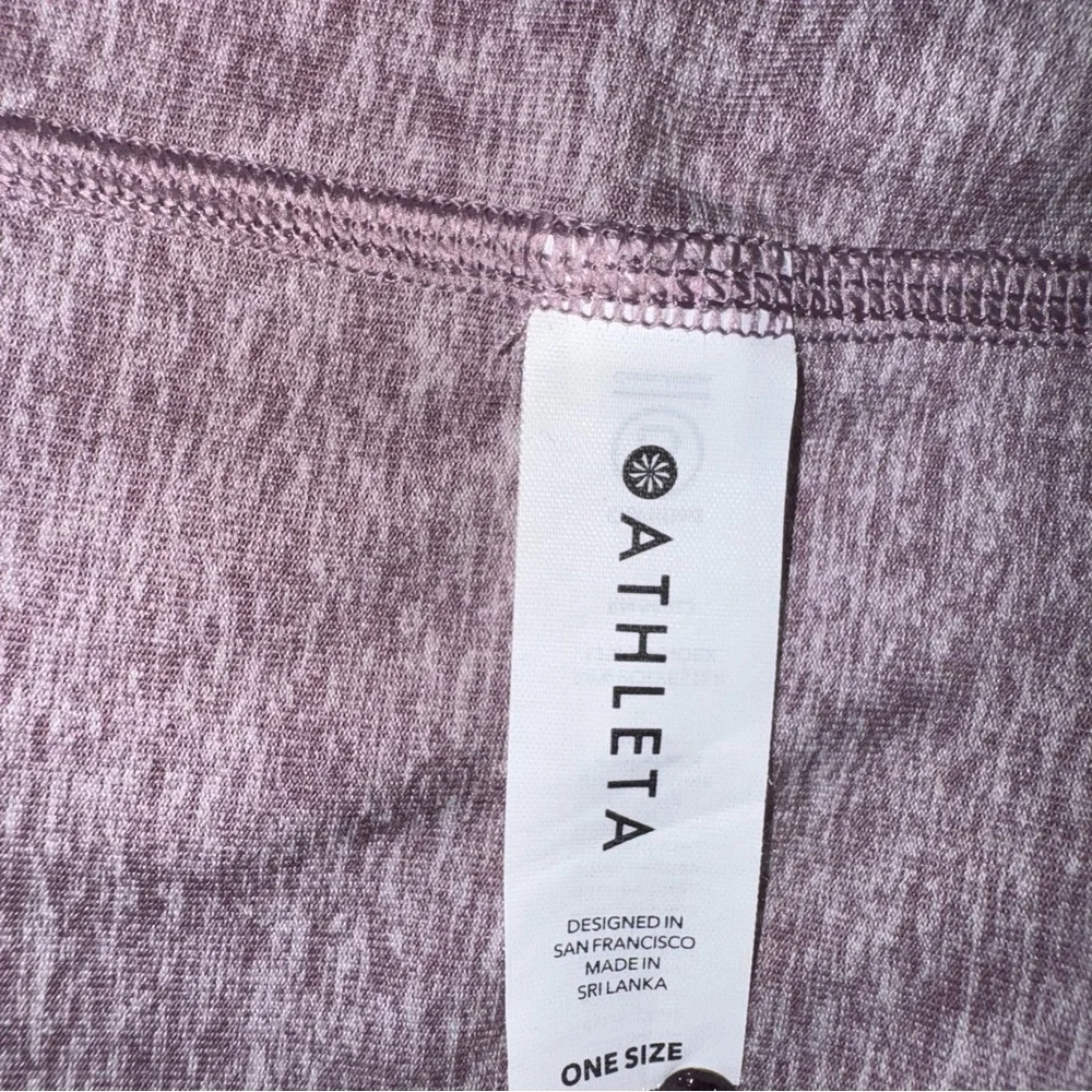 Athleta Om Wrap in Powervita Mauve One Size Scarf Vest